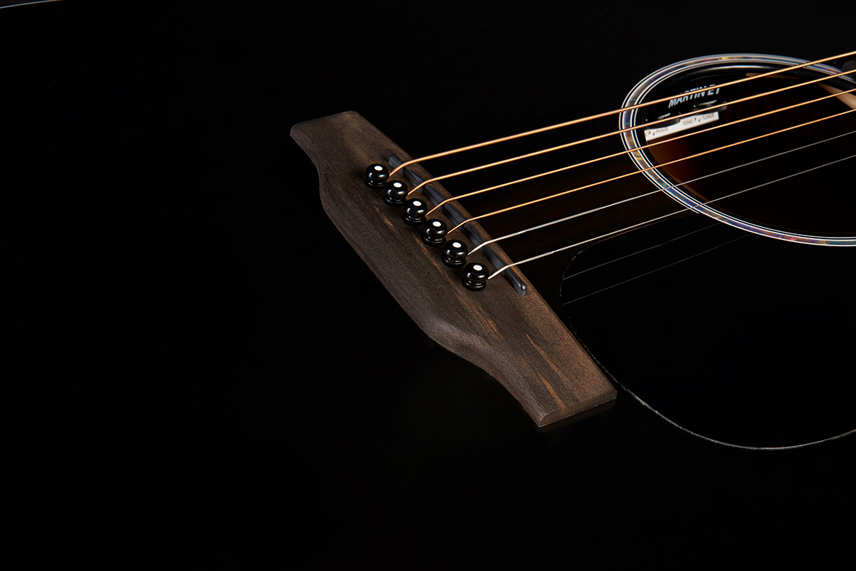 Martin Dc10e Modern Road Dreadnought Epicea Sapele Eb - Black - Folk guitar - Variation 3