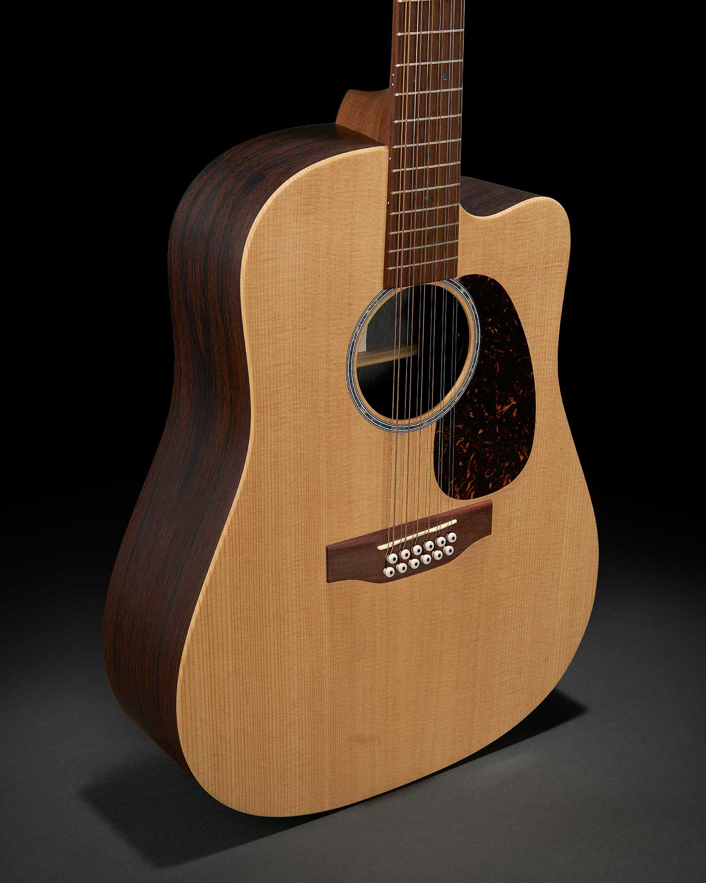 Martin Dcx2e Brazilian 12-string Dreadnought Cw 12c Epicea Hpl Palissandre Ric - Natural - Folk guitar - Variation 3