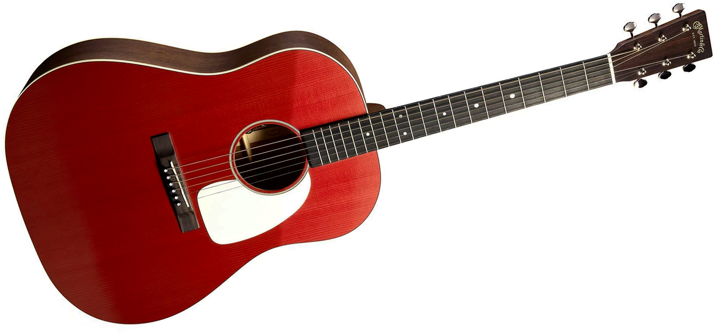Martin Dss16e Dreadnought Epicea Acajou Eb - Cherry Cola - Folk guitar - Variation 1
