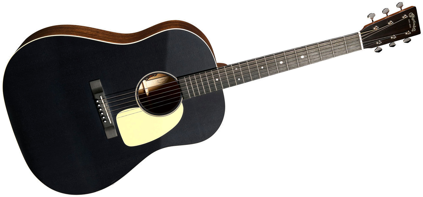 Martin Dss16e Dreadnought Epicea Acajou Eb - Black Smoke - Folk guitar - Variation 1