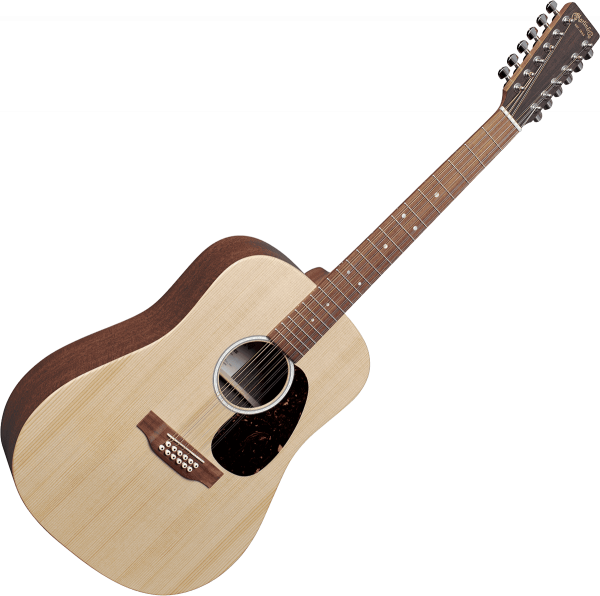 Martin DX2E12 12String natural Electro acoustic guitar
