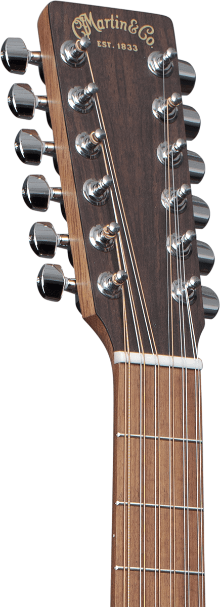 Martin D-x2e 12-string Dreadnought 12c Epicea Acajou Hpl - Natural Satin - Electro acoustic guitar - Variation 2