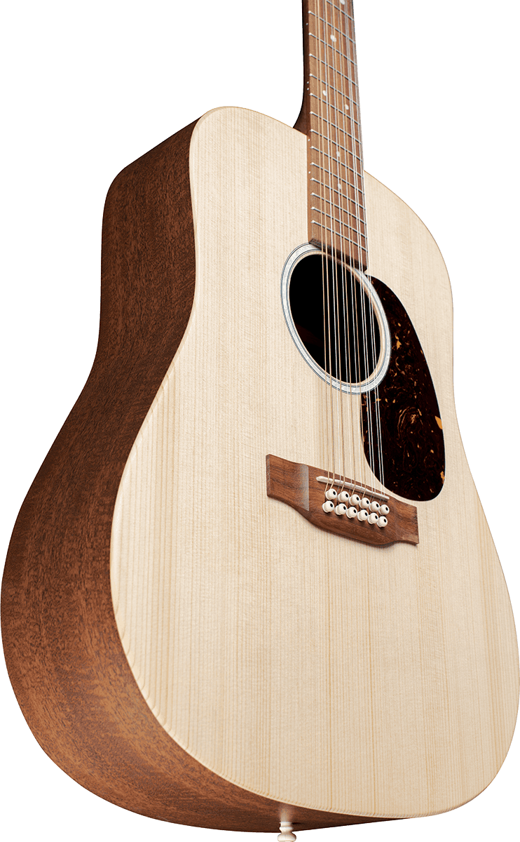 Martin D-x2e 12-string Dreadnought 12c Epicea Acajou Hpl - Natural Satin - Electro acoustic guitar - Variation 5