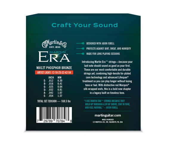 Martin Era Jason Isbell Phosphor Bronze Treated Light - Acoustic guitar strings - Variation 1