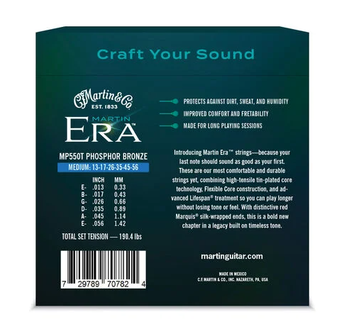 Martin Era Jason Isbell Phosphor Bronze Treated Medium - Acoustic guitar strings - Variation 1