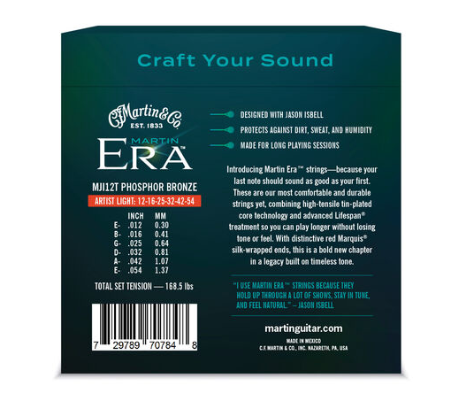 Martin Era Phosphor Bronze Treated Light - Acoustic guitar strings - Variation 1