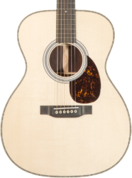 Folk guitar Martin Custom Shop CS-OM-C22025678 Engelmann/Cocobolo #2736832 - Natural clear