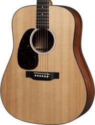 Left-handed folk guitar Martin D-10EL Sitka Top Road Left Hand +Bag - Natural