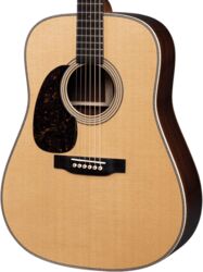 Left-handed folk guitar Martin D-28 Modern Deluxe Left Hand - Natural