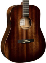 Folk guitar Martin Junior D Jr E StreetMaster - Dark mahogany distressed