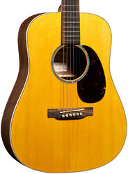 Folk guitar Martin Junior D Jr E Walnut - natural satin