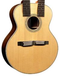Folk guitar Martin Grand J-28E DN 6/12-String - Natural Aging Toner