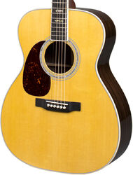 Left-handed folk guitar Martin J-40 Standard Re-Imagined Left Hand - Natural aging toner