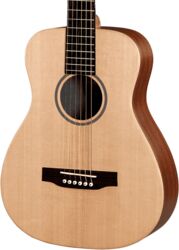 Travel acoustic guitar  Martin LX1 Little Martin Left Hand +Bag - Natural satin