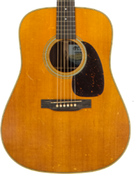 Folk guitar Martin Rich Robinson D-28 #2640217 - Aged vintage natural gloss
