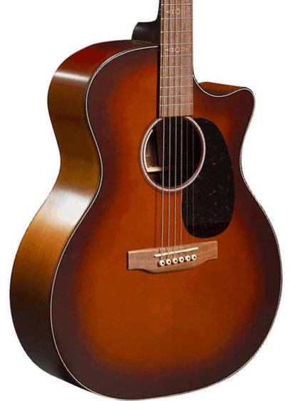 Folk guitar Martin GPCE Inception Maple - Satin amber fade sunburst
