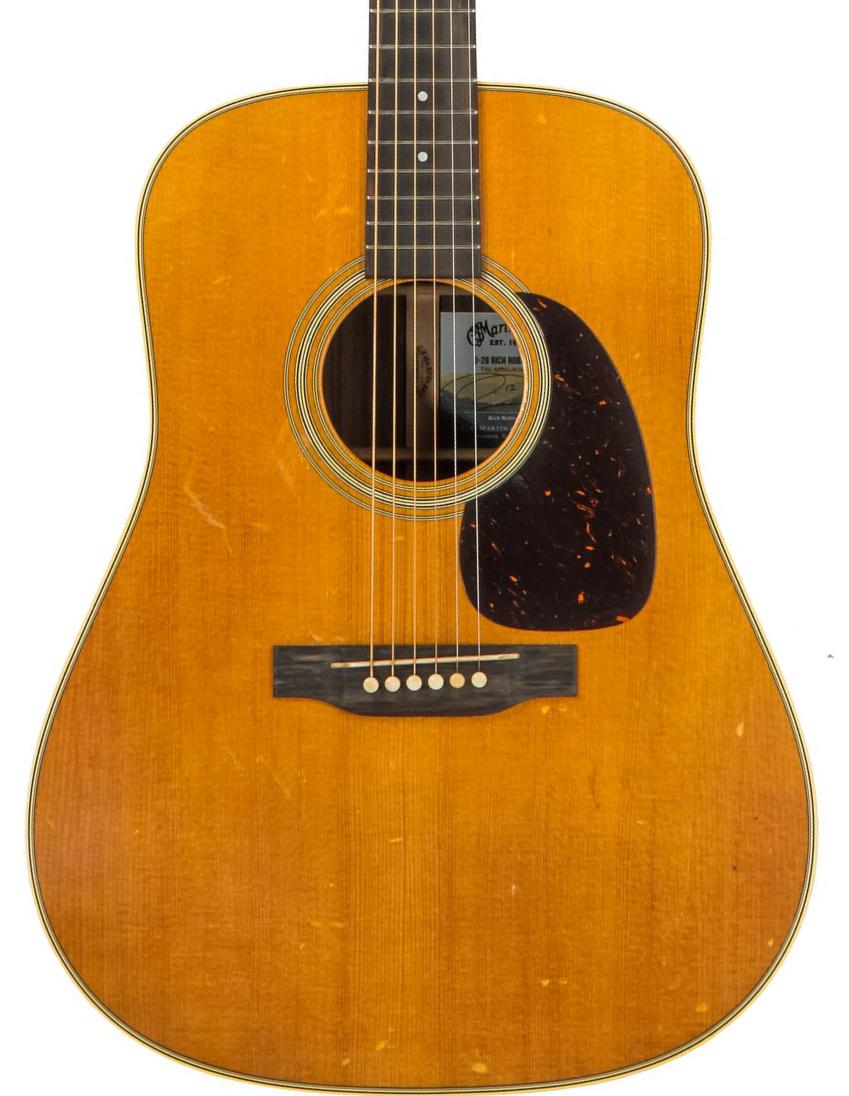 Folk guitar Martin Rich Robinson D-28 - Aged vintage natural