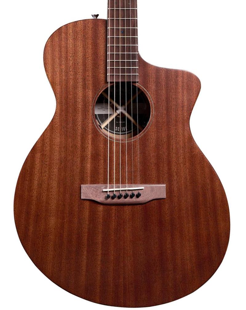 Folk guitar Martin Road SC-10E Modern Sapele - Dark Mahogany
