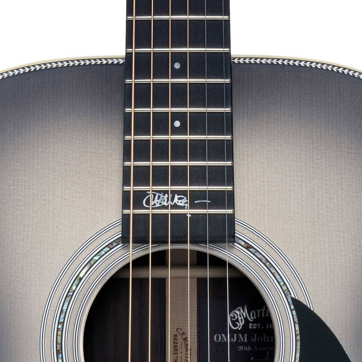 Martin John Mayer Omjm Signature 20th Anniversary Epicea Palissandre Eb - Silverburst - Acoustic guitar & electro - Variation 9