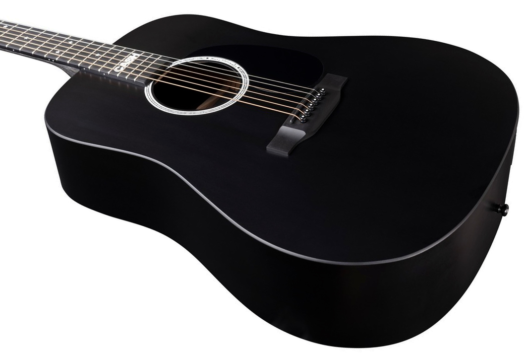 Martin Johnny Cash Dx Lh Gaucher Signature Dreadnought Hpl Ric - Black - Folk guitar - Variation 2