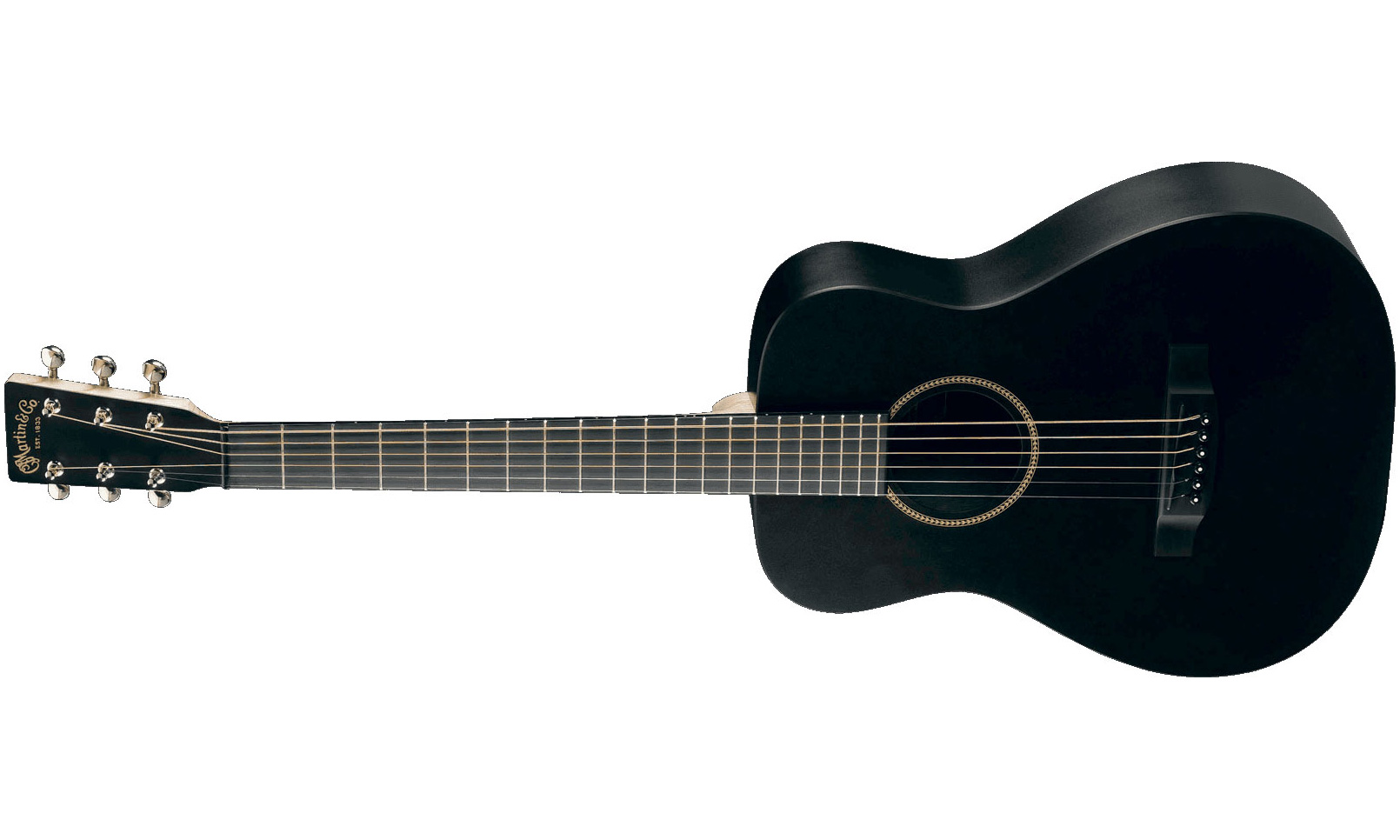 Martin Lx Little Martin Gaucher - Black Satin - Acoustic guitar & electro - Variation 1