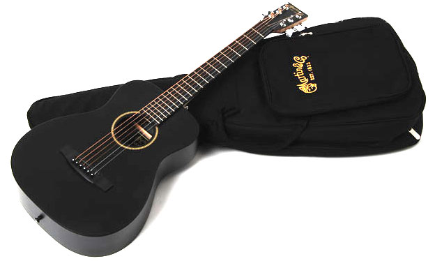 Martin Lx Little Martin Gaucher - Black Satin - Acoustic guitar & electro - Variation 4