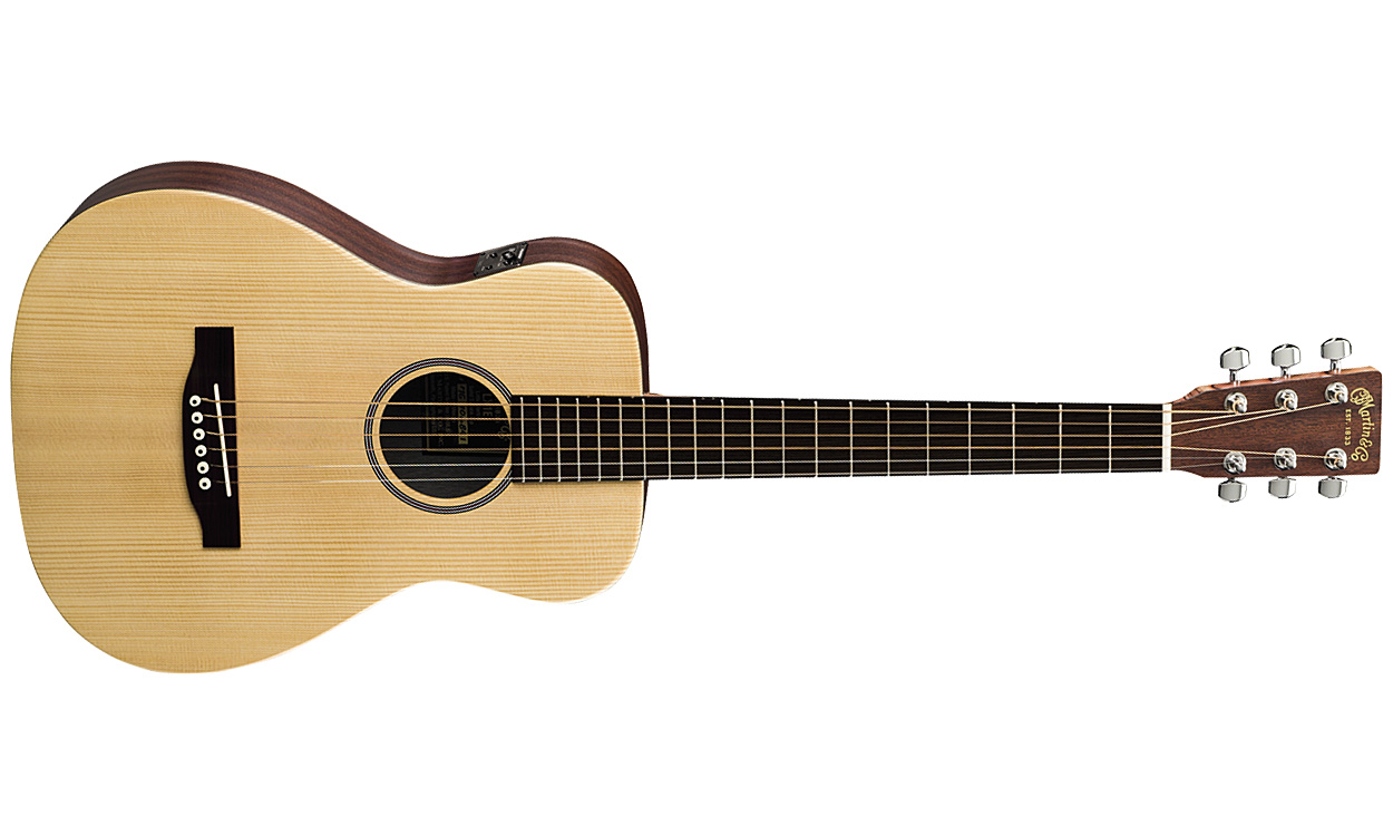 Martin Lx1e Little Martin Naturel Satin - Travel acoustic guitar - Variation 1