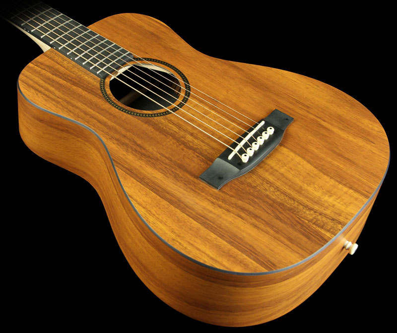 Martin Lxk2l Little Martin Gaucher Mini Dreadnought Hpl Koa - Natural - Travel acoustic guitar - Variation 2