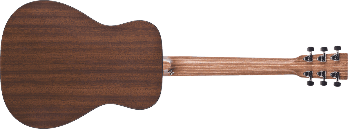 Martin Lxme Little Martin 0-14 Lh Gaucher Hpl Epicea Acajou Ric +housse - Natural Satin - Travel acoustic guitar - Variation 1