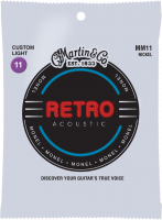 MM11 Acoustic Guitar 6-String Set Retro Monel 11-52 - set of strings