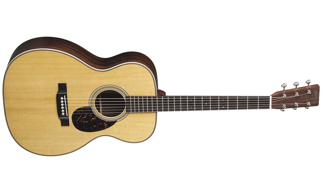 Martin Om-28 Standard Re-imagined Orchestra Model Epicea Palissandre Eb - Natural Gloss Aging Toner - Acoustic guitar & electro - Variation 1