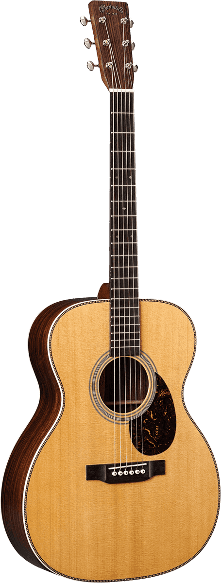 Martin Om-28 Standard Re-imagined Orchestra Model Epicea Palissandre Eb - Natural Gloss Aging Toner - Folk guitar - Variation 2