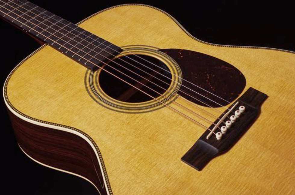 Martin Om28e Standard Golden Era Orchestra Model Epicea Palissandre Eb - Natural Gloss - Folk guitar - Variation 2