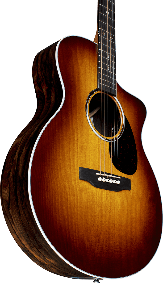 Martin Sc-13e Road Special Om Cw Epicea Ziricote Eb - Burst - Electro acoustic guitar - Variation 2