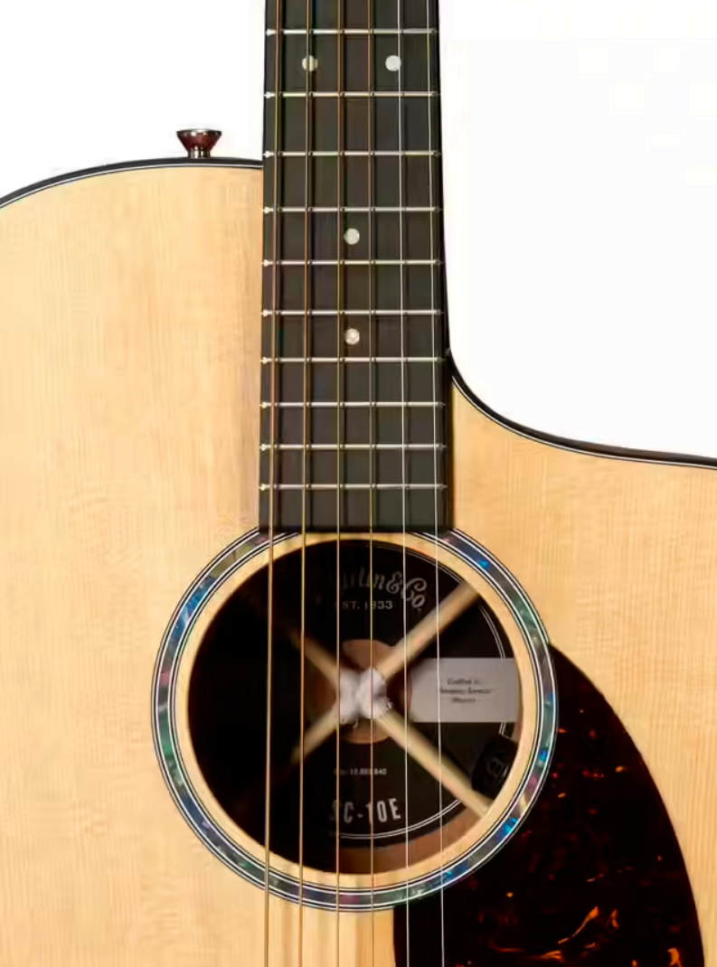 Martin Sc10e Spruce Road S Om Cw Epicea Sapele Ric - Natural - Folk guitar - Variation 2