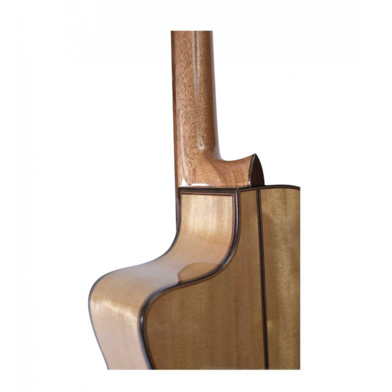 Martinez Almeria Artist As Cutaway Cedre Acajou - Natural - Classical guitar 4/4 size - Variation 1