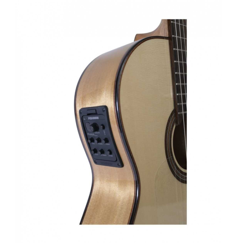 Martinez Almeria Artist As Cutaway Cedre Acajou - Natural - Classical guitar 4/4 size - Variation 2