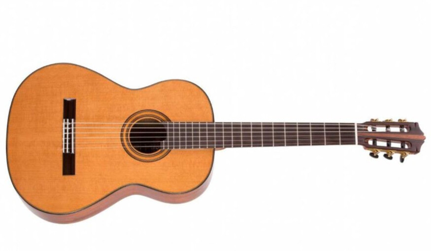 Martinez Mc 118c Standard 4/4 Cedre Acajou Eb +housse - Natural - Classical guitar 4/4 size - Main picture