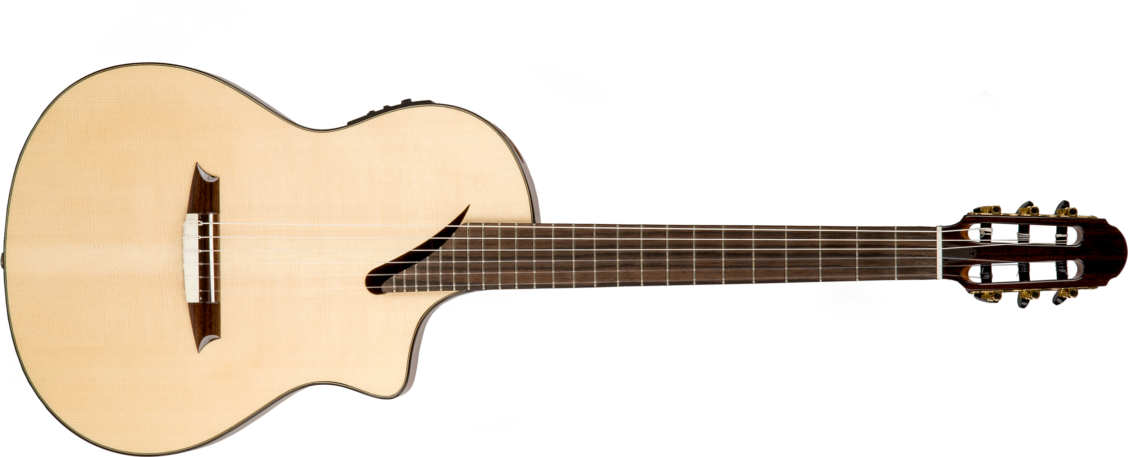 Martinez Ms14m Performer Epicea Acajou Rw +housse - Natural - Classical guitar 4/4 size - Main picture