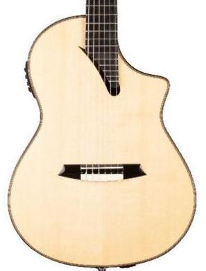 Martinez Mscc-14rs Performer Epicea Palissandre Rw +etui - Natural - Classical guitar 4/4 size - Main picture