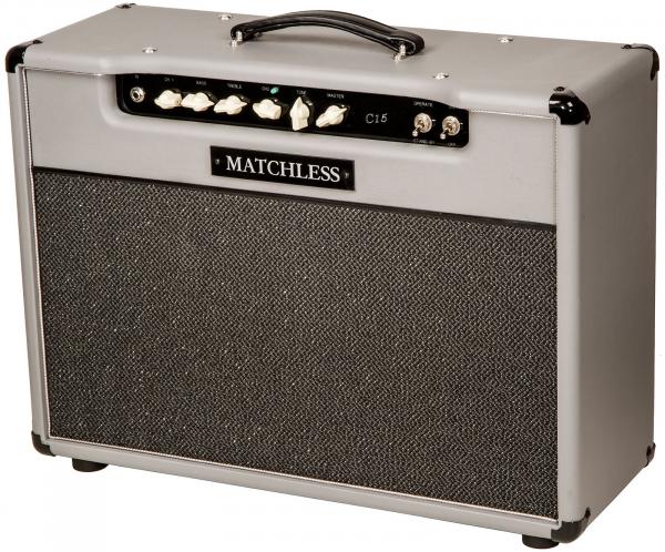 Electric guitar combo amp Matchless C-15 112 - Dark Grey/Silver