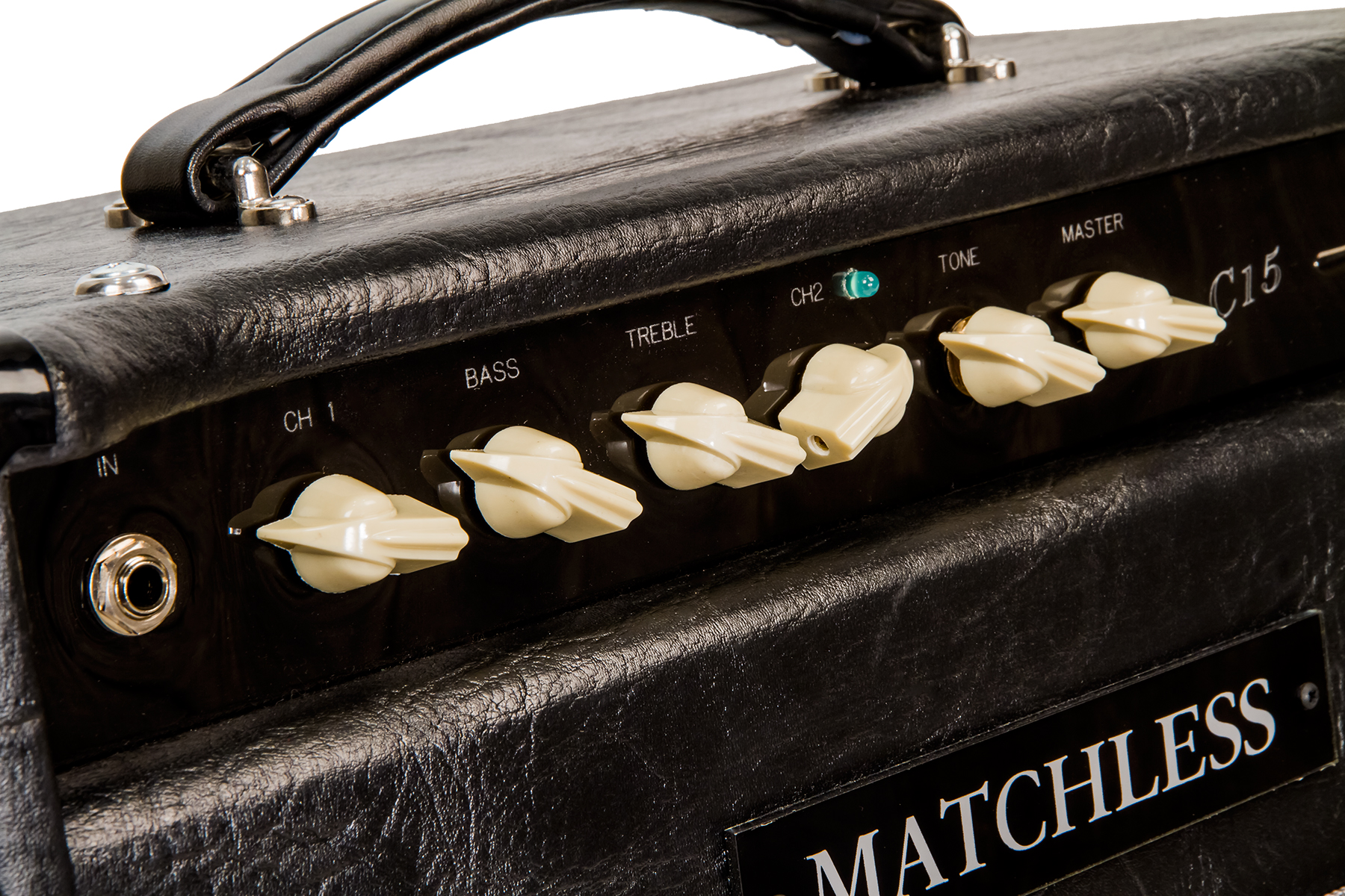 Matchless C-15 Head 15w Black/silver - Electric guitar amp head - Variation 2