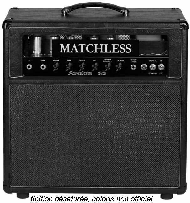 Matchless Avalon 30 112 Reverb 1x12 30w Cappuccino/gold - Electric guitar combo amp - Main picture