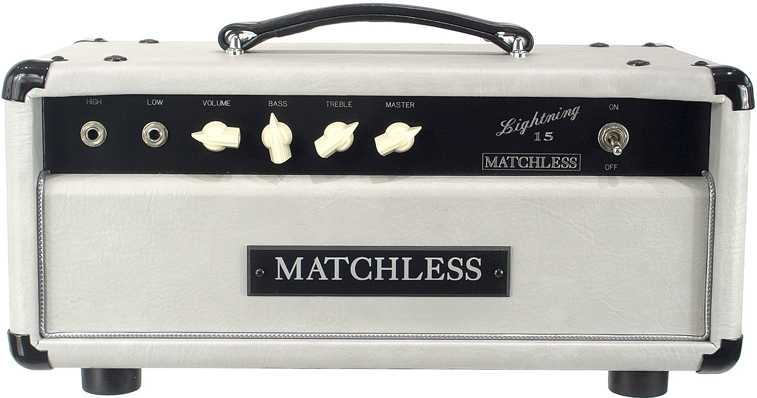 Matchless Lightning 15 Head 15w Light Gray - Electric guitar amp head - Main picture