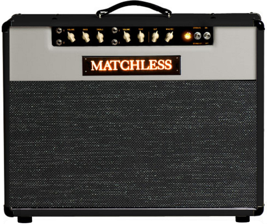 Matchless Sc Mini 1x12 6w Black/light Gray/silver - Electric guitar combo amp - Main picture