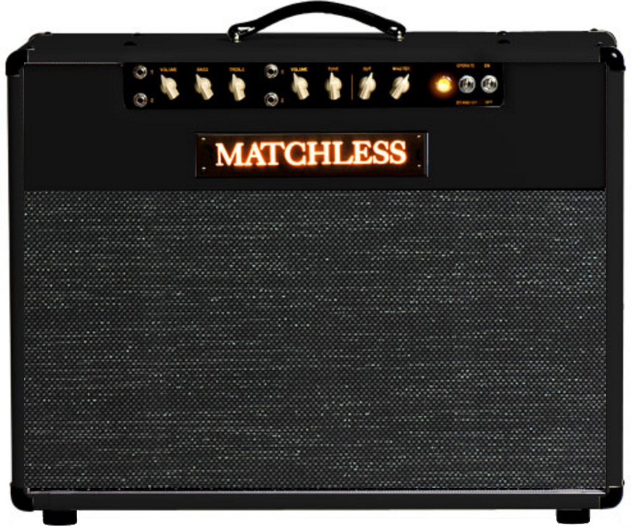 Matchless Sc Mini 1x12 6w Black/silver - Electric guitar combo amp - Main picture