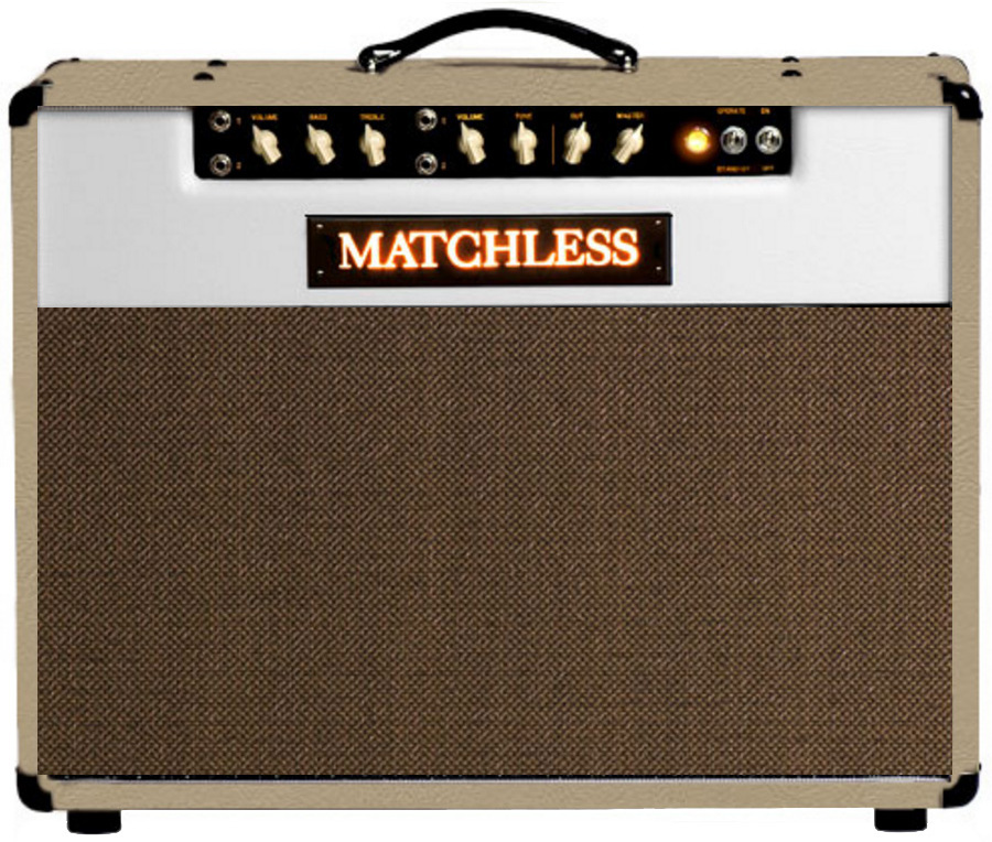 Matchless Sc Mini 1x12 6w Cream/gold - Electric guitar combo amp - Main picture