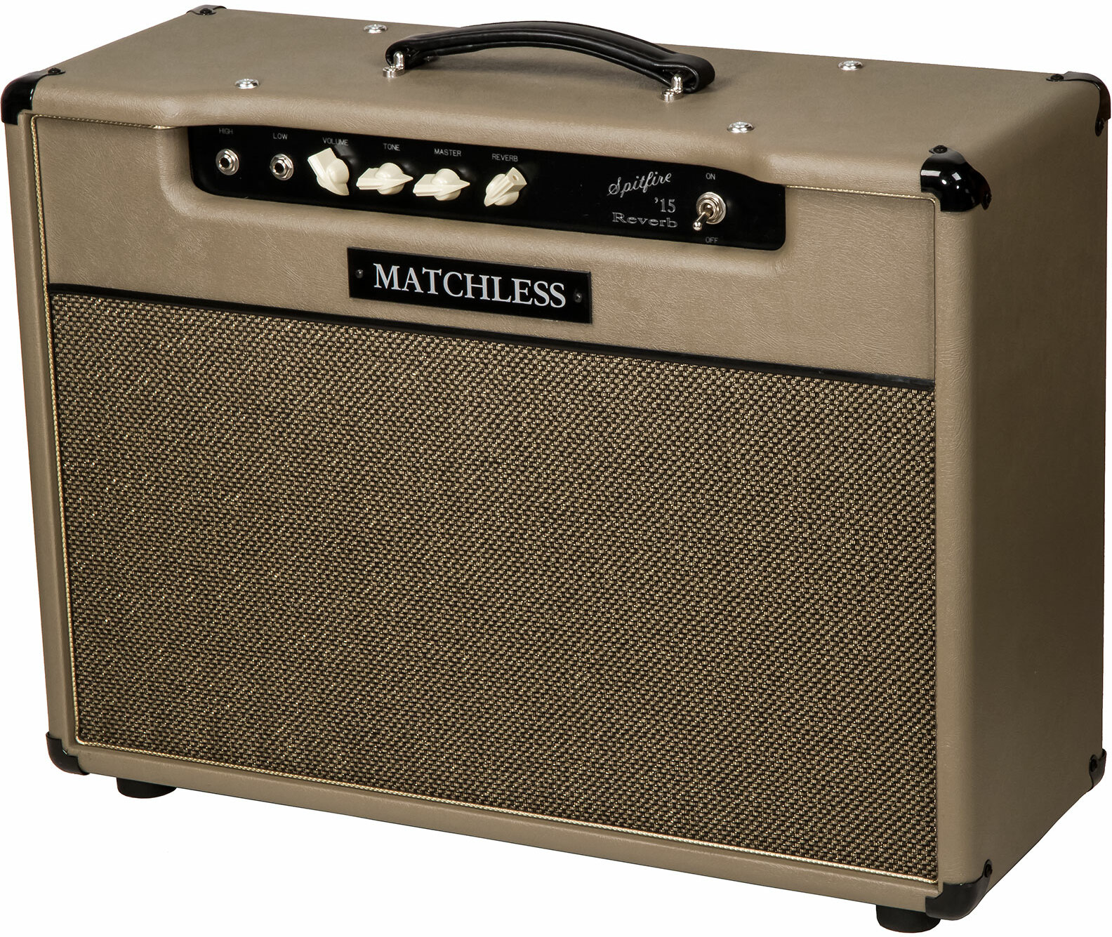 Matchless Spitfire 15 112 Reverb 15w 1x12 Capuccino/gold - Electric guitar combo amp - Main picture