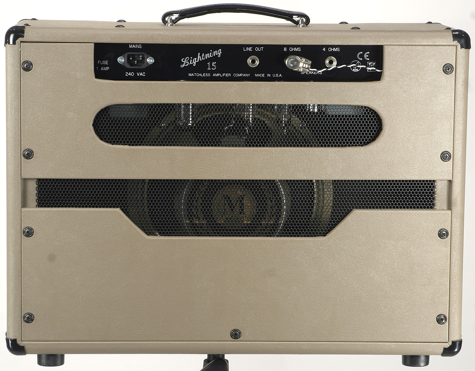 Matchless Lightning 15 112 15w 1x12 Cappucino/gold - Electric guitar combo amp - Variation 2