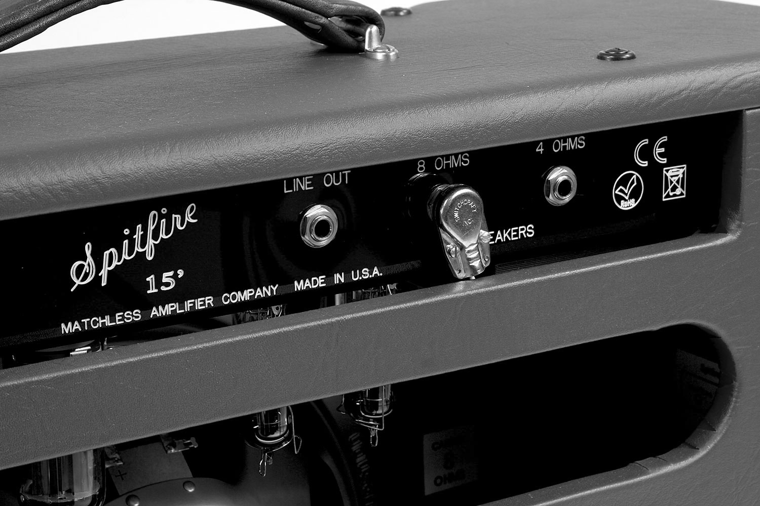 Matchless Spitfire 15 112 Reverb 15w 1x12 Dark Gray/silver - Electric guitar combo amp - Variation 1